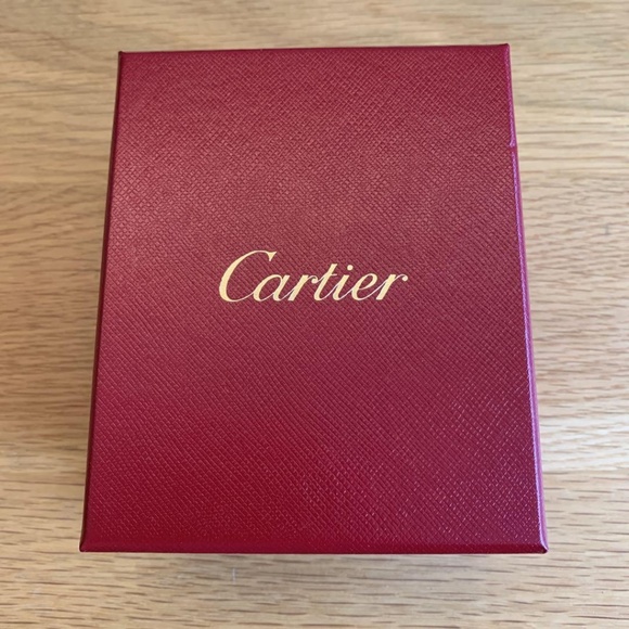 Cartier Jewelry Box Ring Case Pair Double w/Outer Box Accessory Storage - Picture 4 of 8